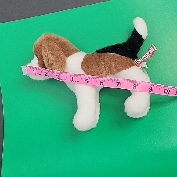 DOUGLAS stuffed beagle small plush dog cuddle toy 3994 Brown white black - Picture 9 of 9